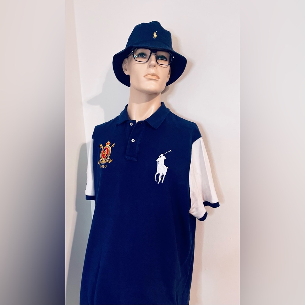 Polo by Ralph Lauren Blue Polo Shirt with Embroidered Logo